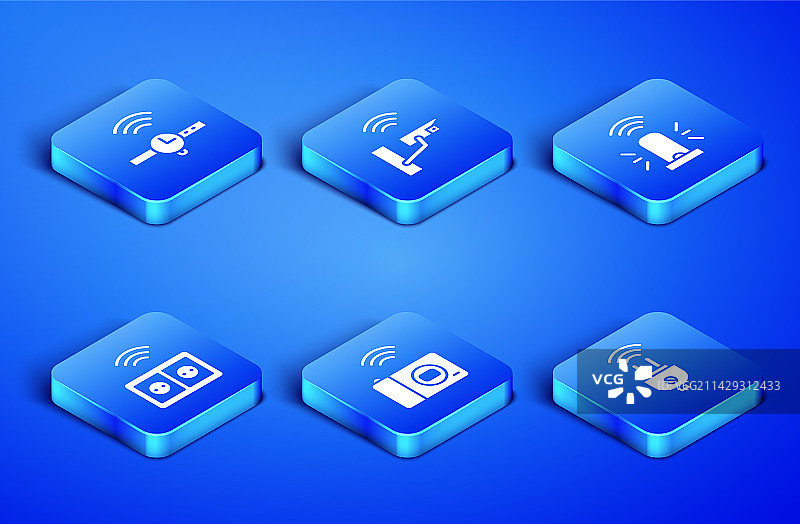 智能电插头智能手表照相机合集图片素材