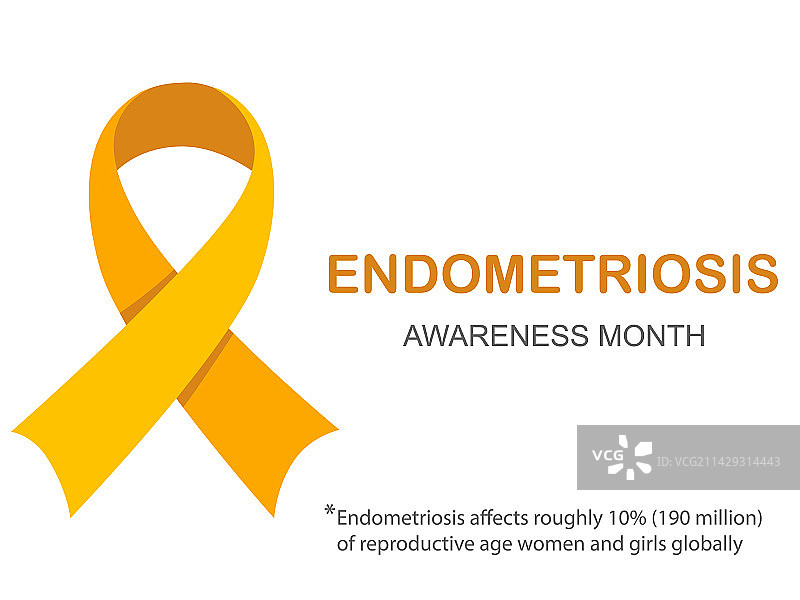 子宫内膜异位症宣传月海报设计图片素材