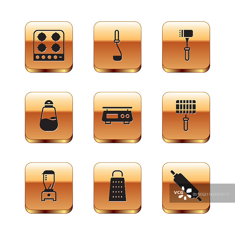 煤气灶、搅拌机、磨碎器、电子秤图片素材