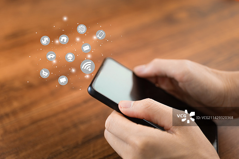 互联网生活与物联网概念图片素材