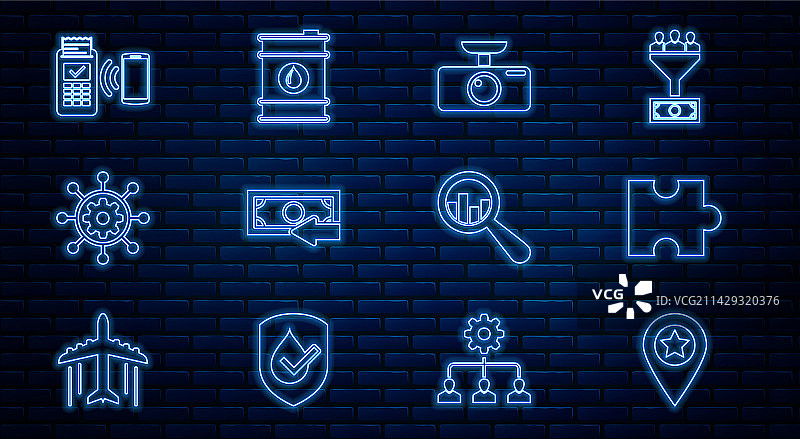 带有星星拼图汽车的线条位置图片素材