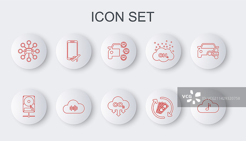 音乐流媒体硬盘线性组合图片素材