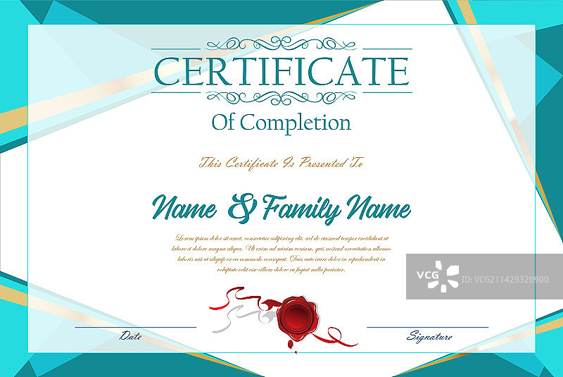 复古证书或文凭设计171图片素材