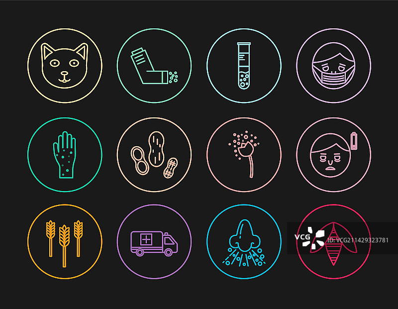 蜜蜂、疲劳测试管、烧瓶和花生图片素材