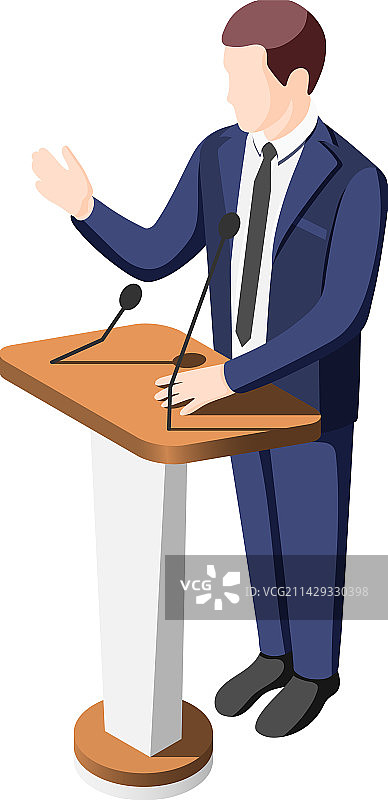 政治家演讲场景图片素材