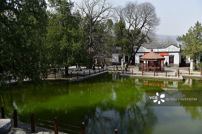 北京：春日里的红色教育基地——双清别墅图片素材