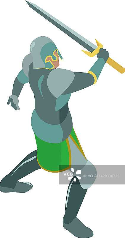 2.5D中世纪战士组合图片素材