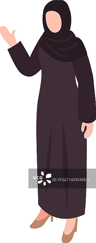 阿拉伯女性欢迎场景图片素材