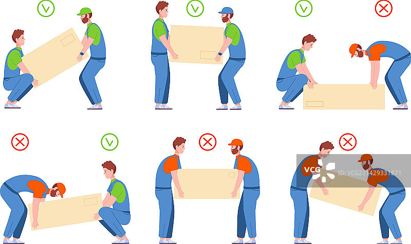 安全姿势起重技术图片素材