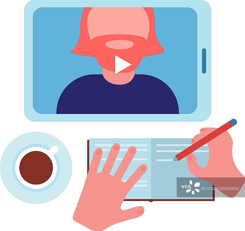 教程后的写作构图图片素材