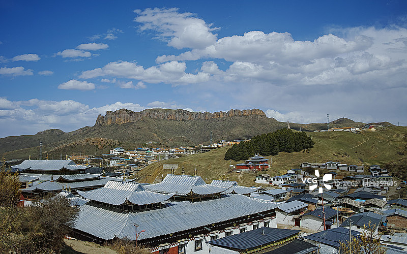 甘南郎木寺图片素材