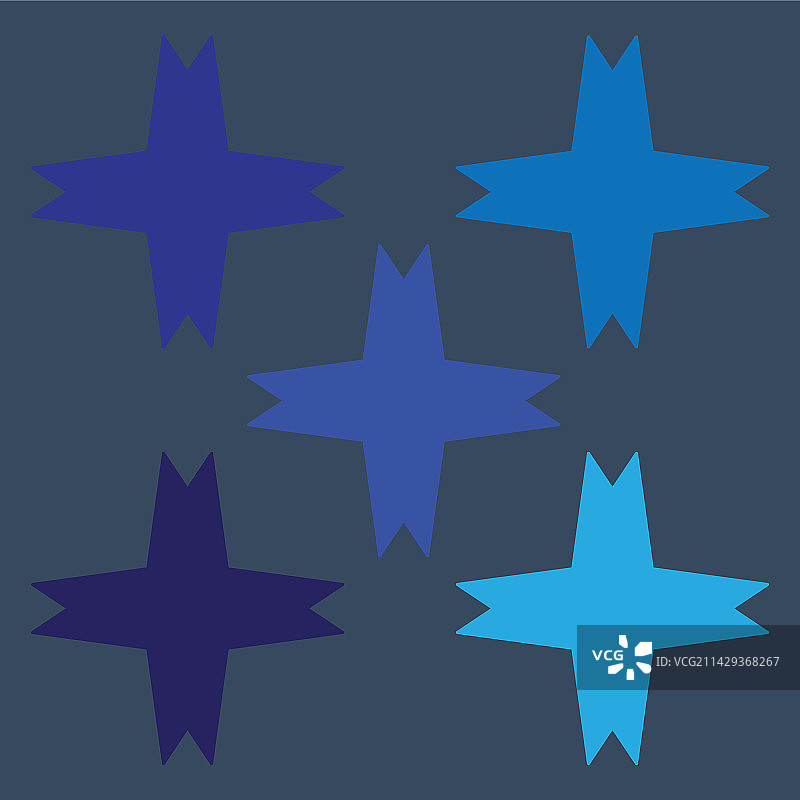 巴迪克风格图标设计图片素材