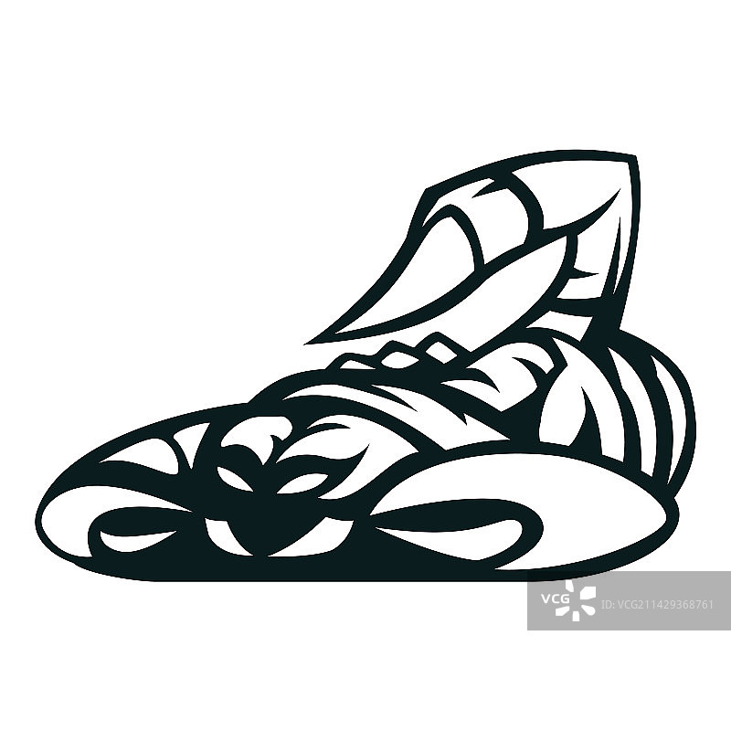 蝎子吉祥物黑白Logo设计图片素材