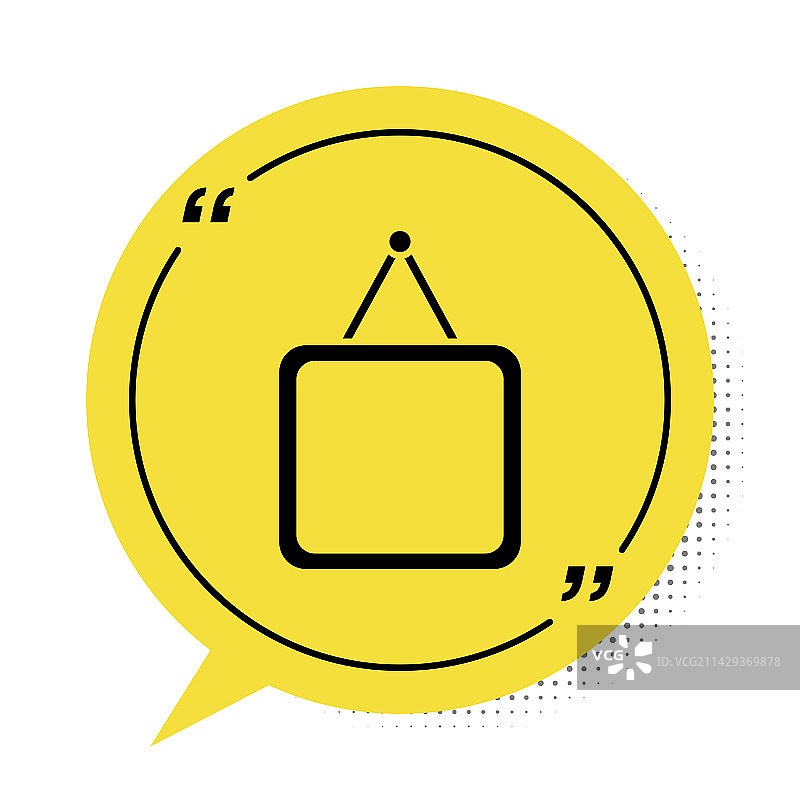 白色背景上的黑色镜子图标图片素材