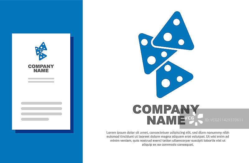 白色背景上的蓝色玉米片图标图片素材