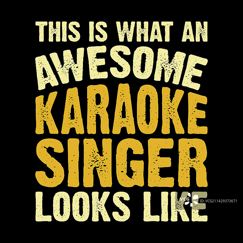 卡拉OK复古音乐家T恤设计图片素材