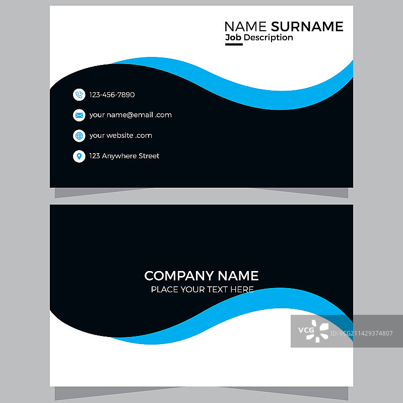 名片设计模板图片素材