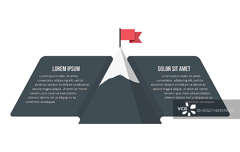 红旗山景图片素材