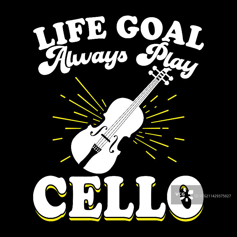 大提琴复古音乐家T恤设计图片素材