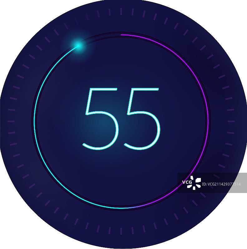 55秒倒计时图片素材