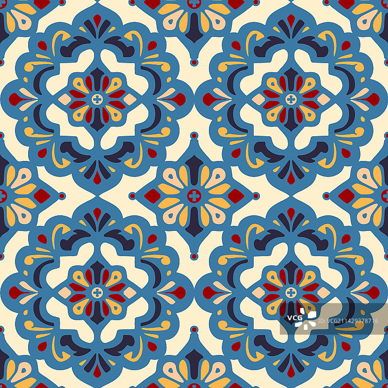 复古葡萄牙或摩洛哥风格图片素材