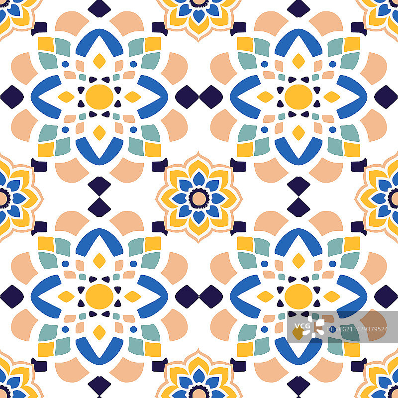 复古葡萄牙或摩洛哥风格图片素材