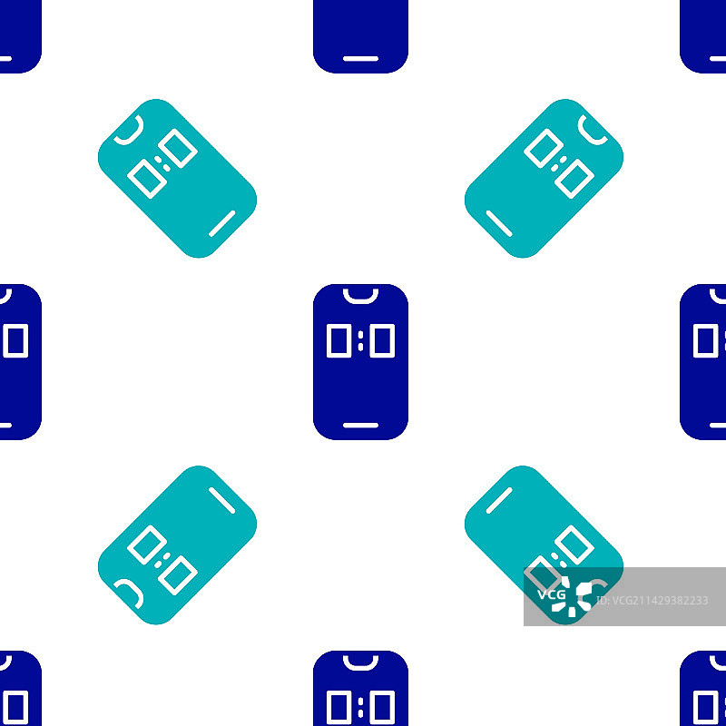 智能手机闹钟App蓝色界面图标图片素材