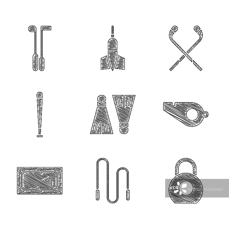 游泳橡胶脚蹼跳绳套装图片素材