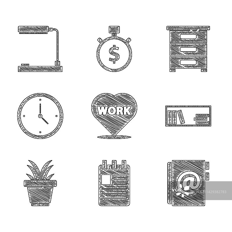 爱心、文字、螺旋笔记本和地址图片素材