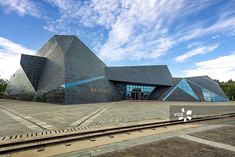 中国山西大同晋华宫国家矿山公园，大同煤炭博物馆外景图片素材