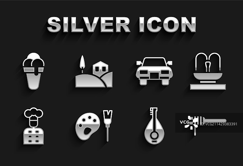 带调色板的画笔意面素材图片素材