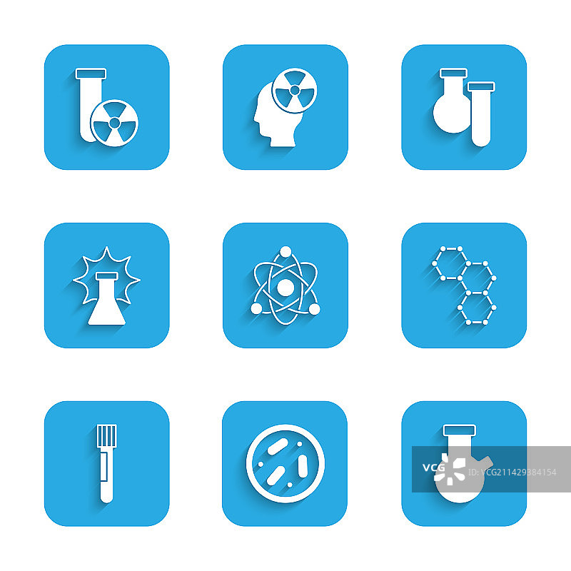 原子培养皿细菌试管素材图片素材