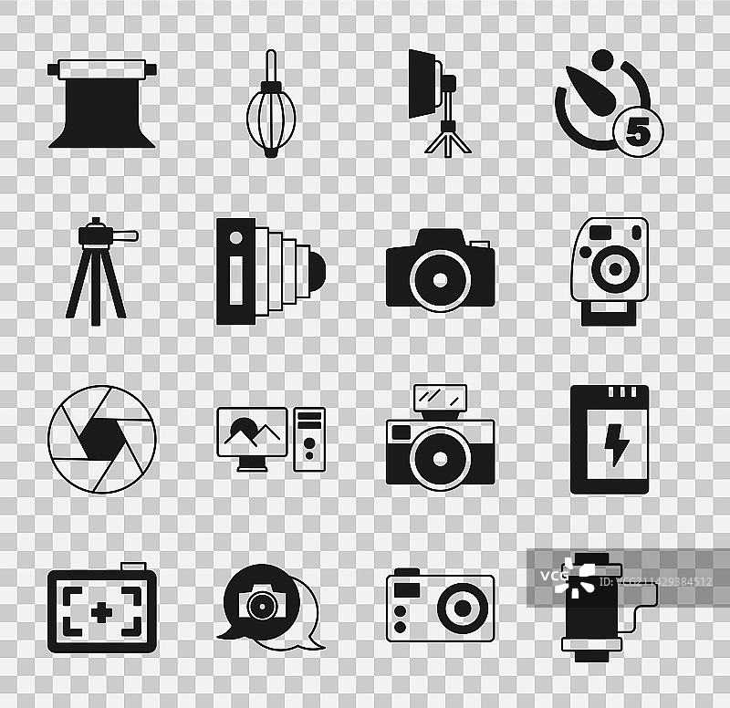 相机胶卷电池设置图片素材