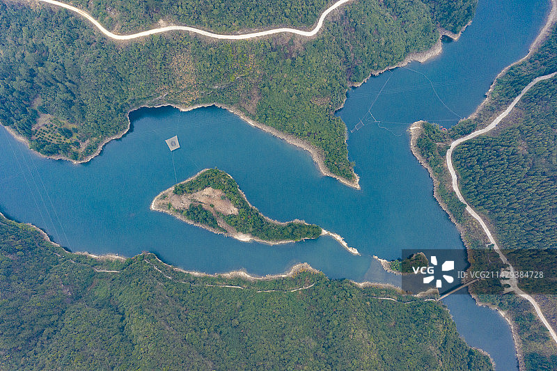 航拍湖南湘西酉水河风光图片素材