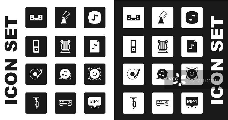 音乐符号古希腊七弦琴演奏者图片素材