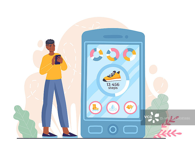 计步应用程序图片素材