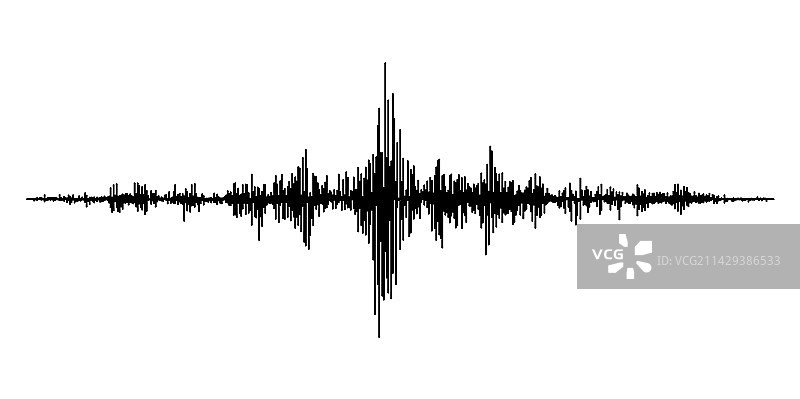 地震地震仪波形图片素材