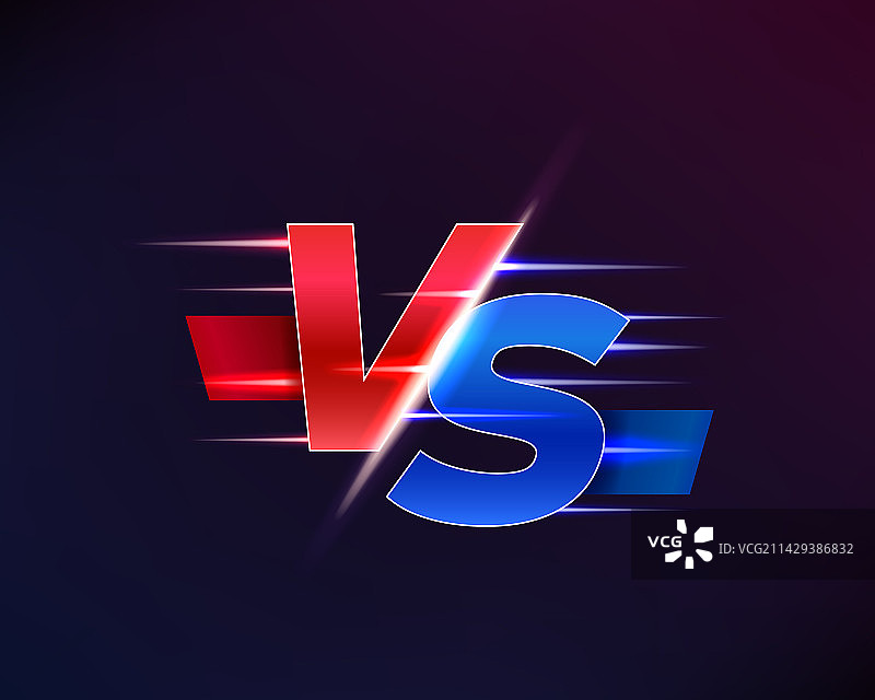 比赛或运动符号VS对战标志图片素材