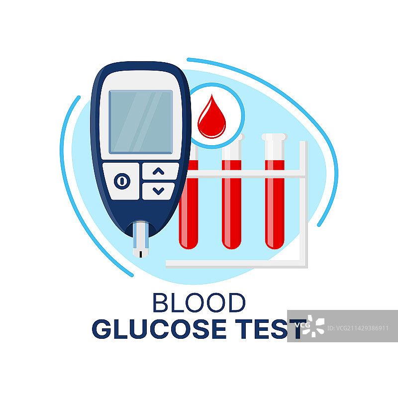 血糖测试仪图标糖尿病护理图片素材