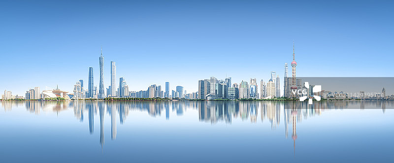 广州上海城市建筑风光图片素材