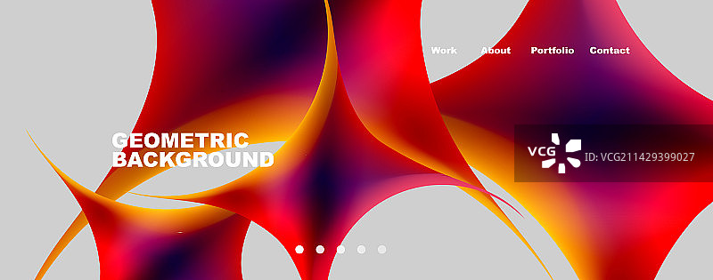 潮流简单的圆形渐变抽象背景图片素材