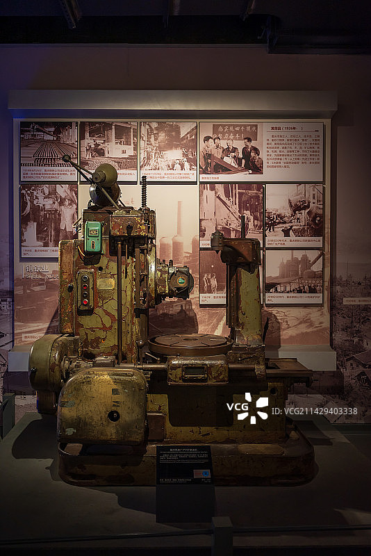 中国重庆工业文化博览馆机械展览品图片素材