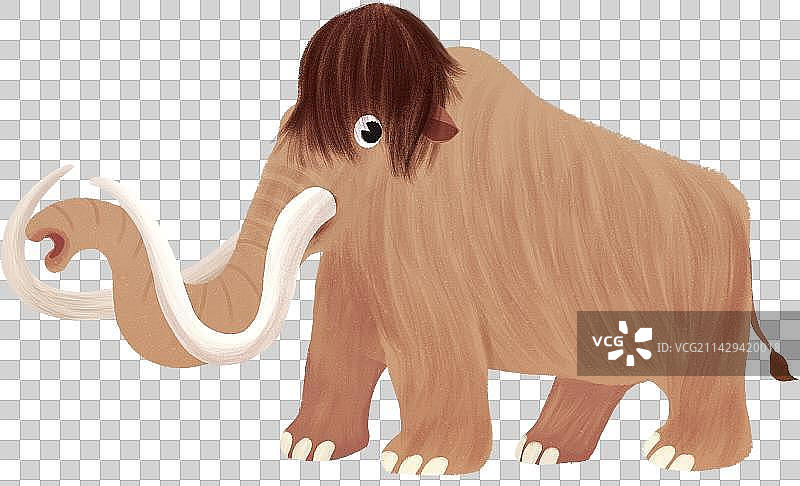 灭绝生物猛犸象动物元素图片素材