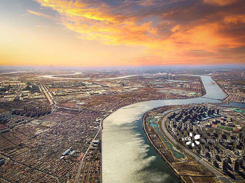 天津宁河区全貌图片素材