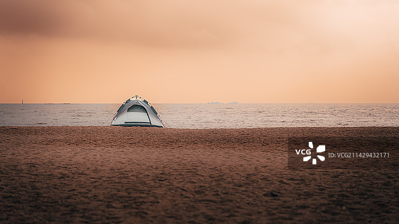 珠海情侣中路沙滩图片素材