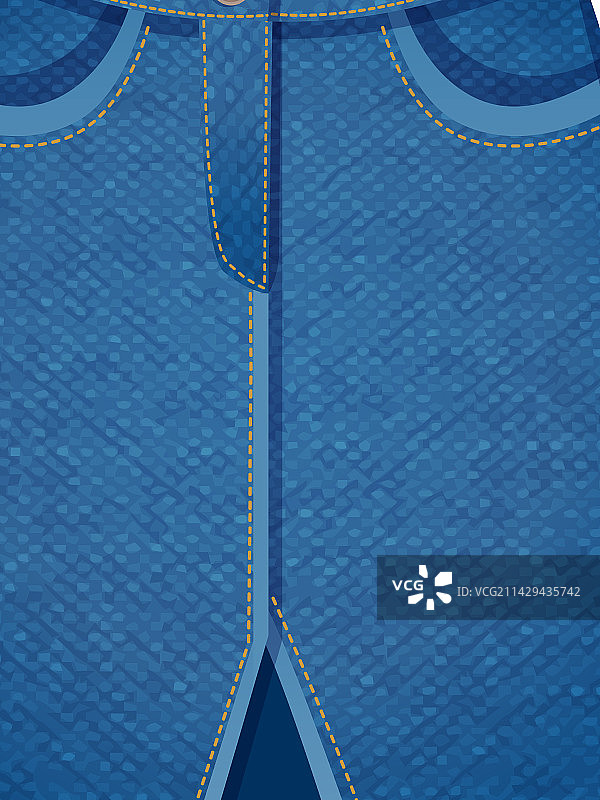 牛仔裙装组合图片素材