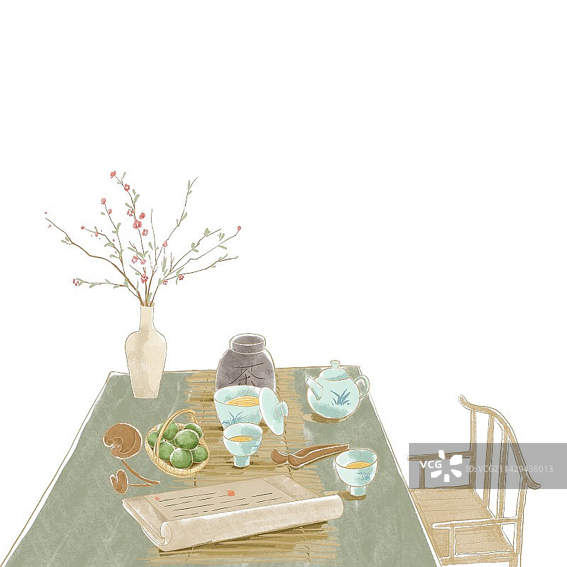 清明节 室内场景图片素材