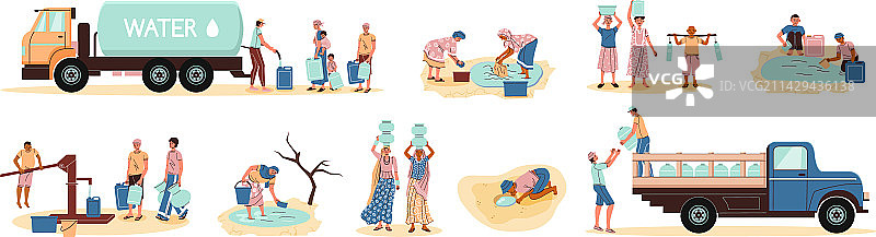 缺水平面设计合集图片素材