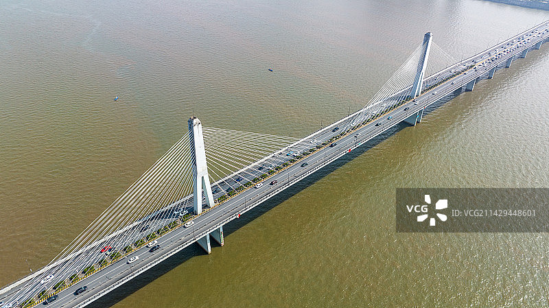 湖南长沙银盆岭大桥，湘江大桥图片素材