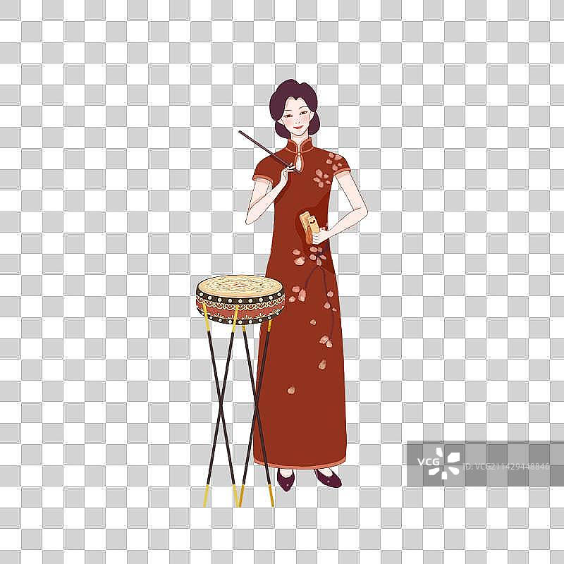 京韵大鼓说书人图片素材